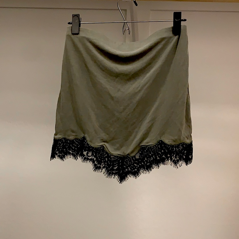 EXPRESS Lace Trim Skirt